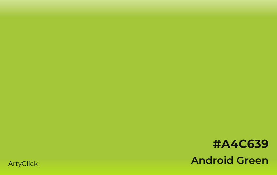 Android Green #A4C639