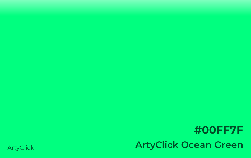 ArtyClick Ocean Green #00FF7F
