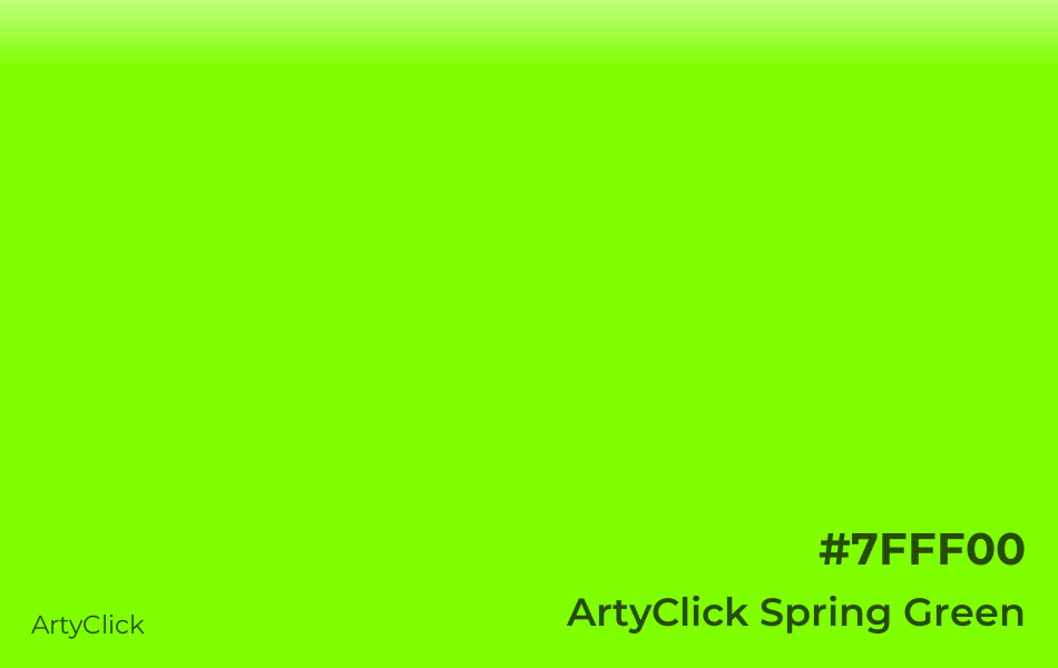 ArtyClick Spring Green #7FFF00