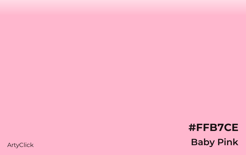 Baby Pink Color, ffb7ce information, Hsl, Rgb