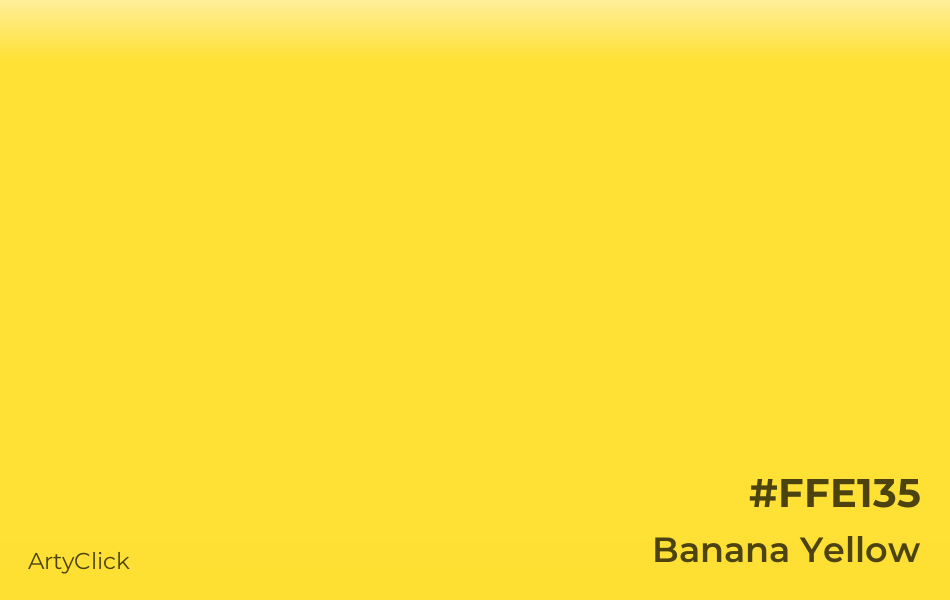 Banana Yellow #FFE135