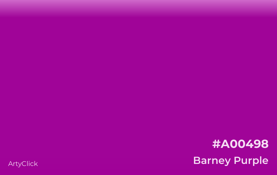 Barney Purple #A00498