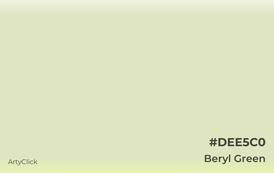 Beryl Green #DEE5C0