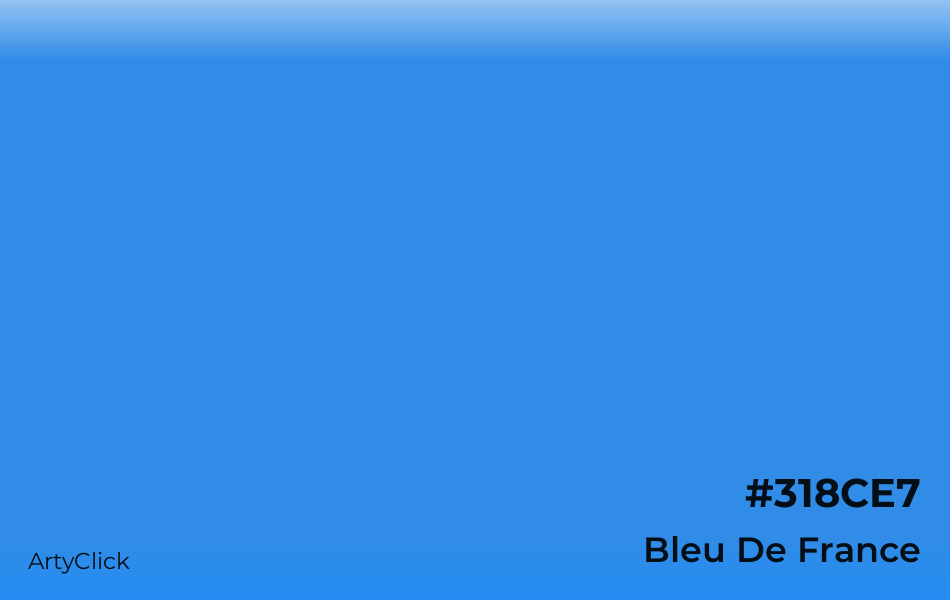 Bleu De France #318CE7