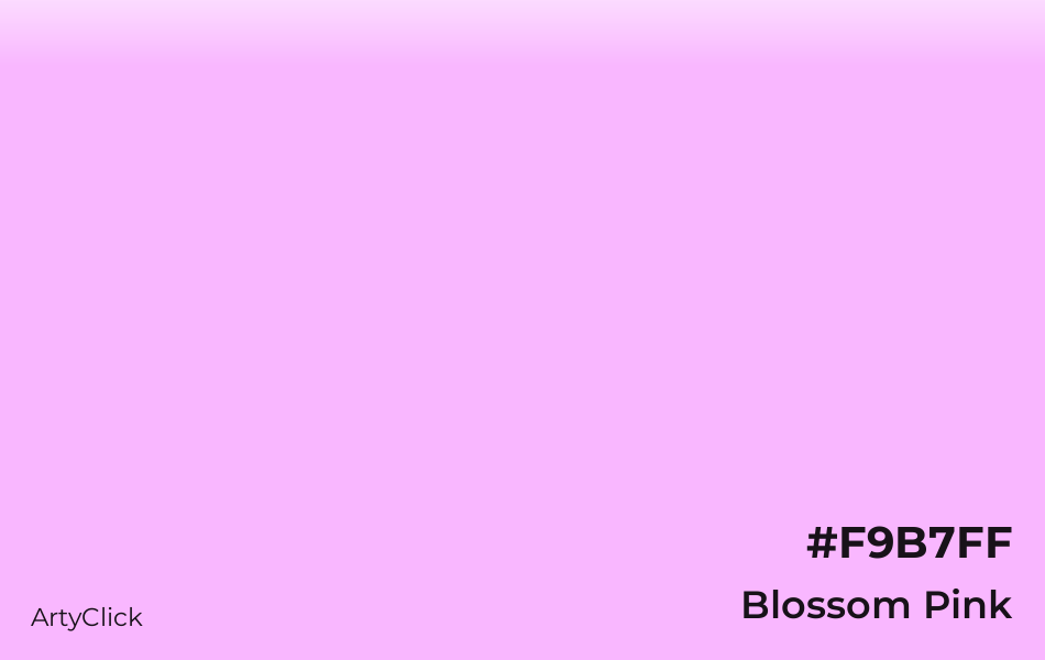 Blossom Pink #F9B7FF