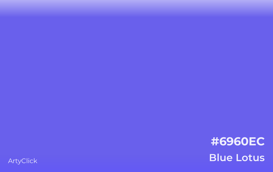 Blue Lotus #6960EC