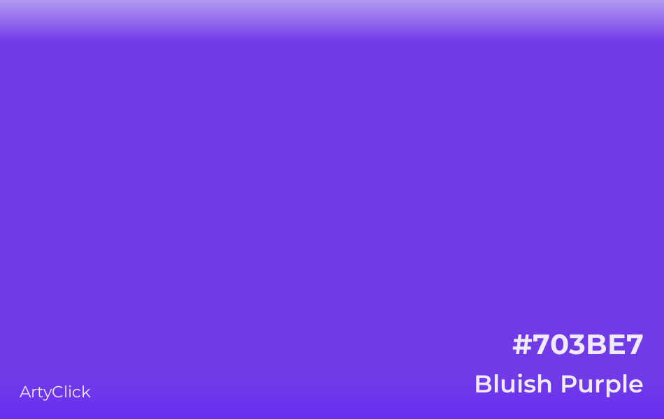 Bluish Purple #703BE7