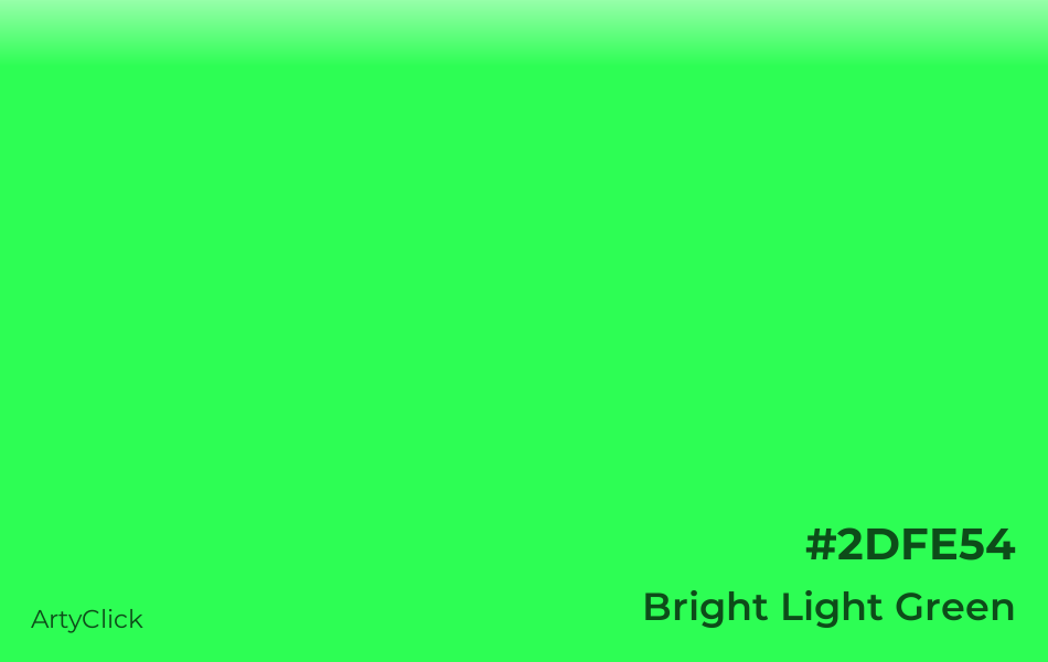 Bright Light Green #2DFE54