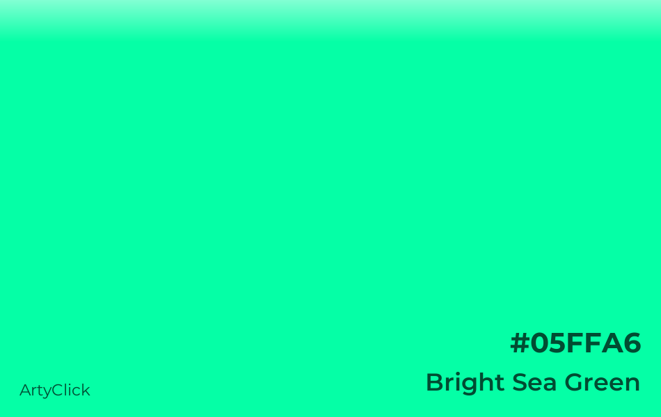 Bright Sea Green Color | ArtyClick