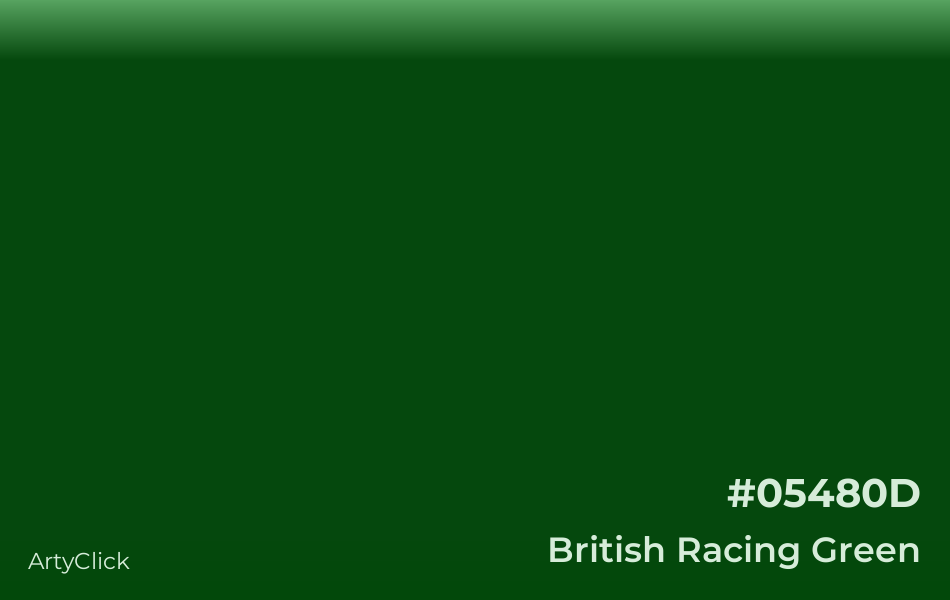 British Racing Green #05480D