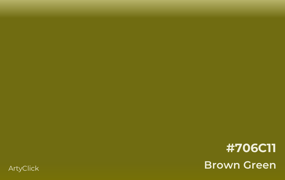 Brown Green #706C11