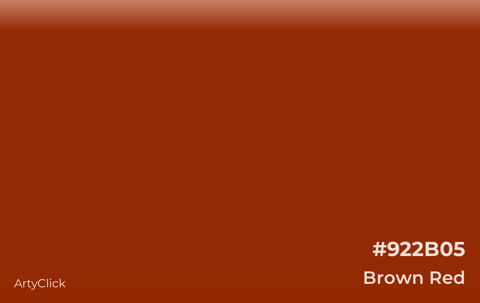 Brown Red #922B05