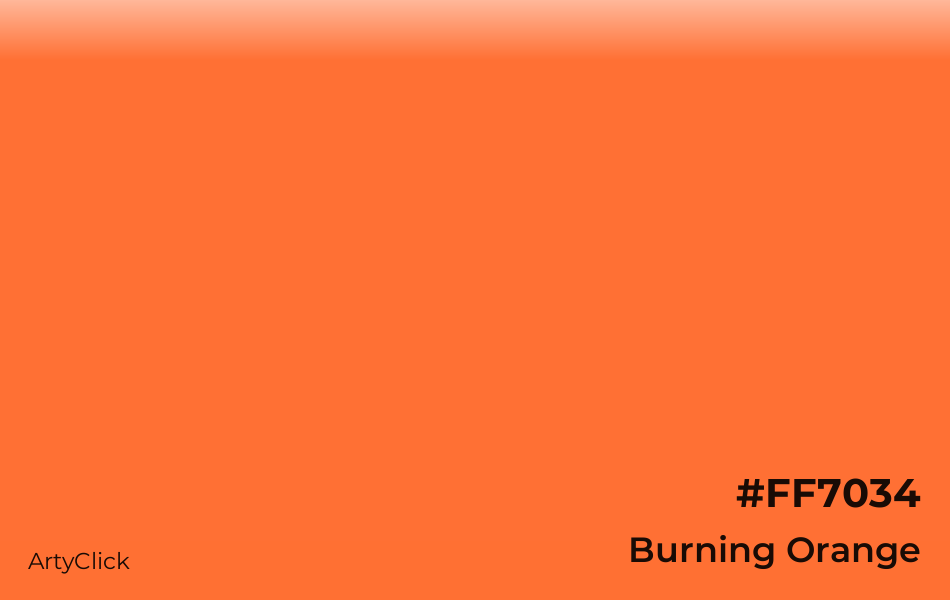 Burning Orange #FF7034