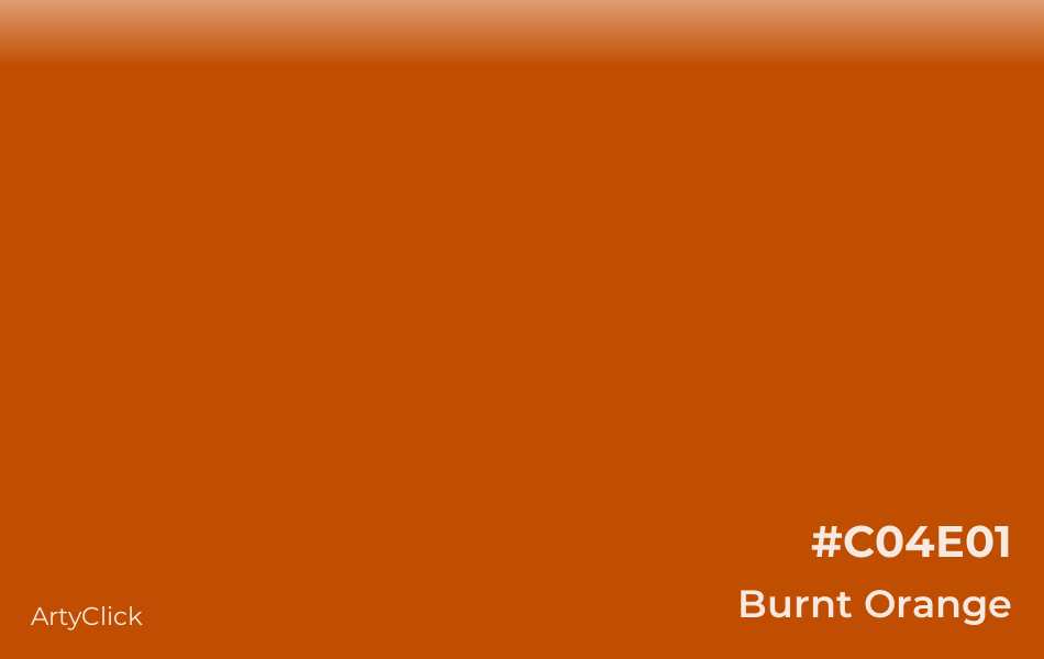 Burnt Orange #C04E01