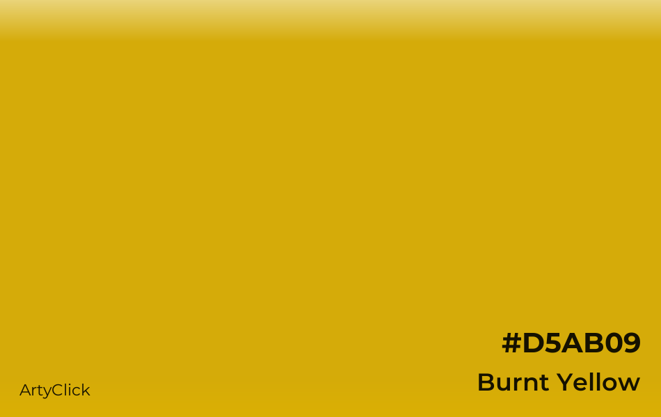 Burnt Yellow #D5AB09