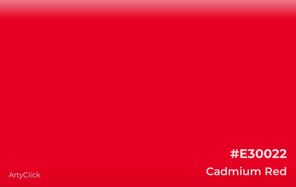 Cadmium Red #E30022