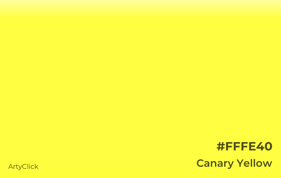 Canary Yellow #FFFE40