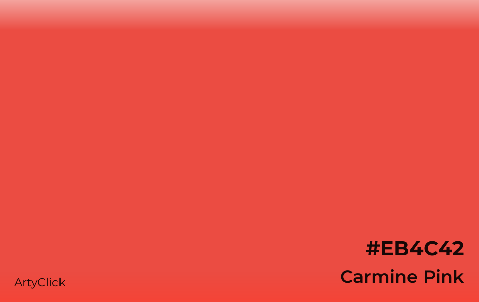 Carmine Pink #EB4C42