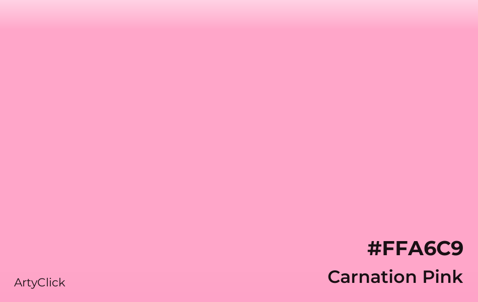 Carnation Pink #FFA6C9