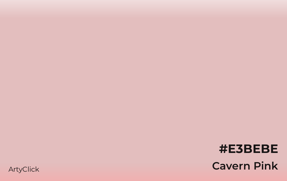 Cavern Pink #E3BEBE