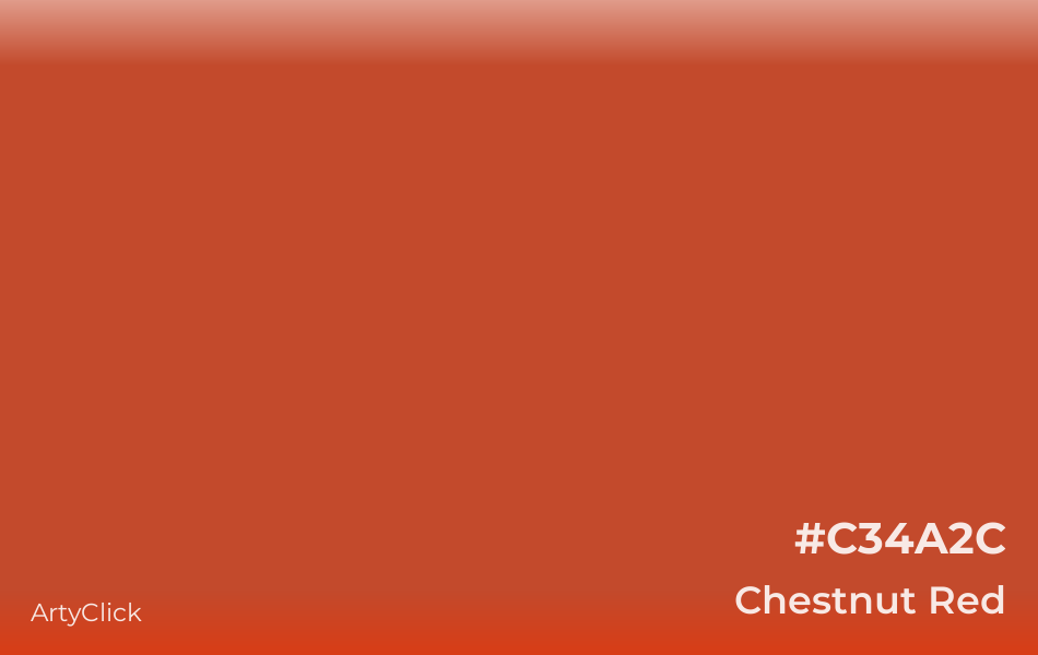 Chestnut Red #C34A2C