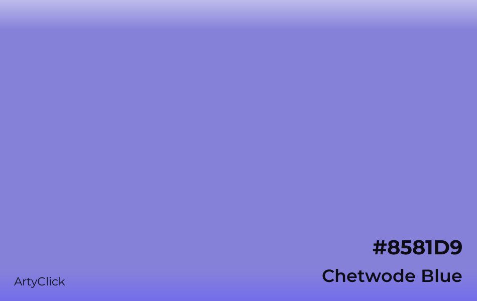 Chetwode Blue #8581D9
