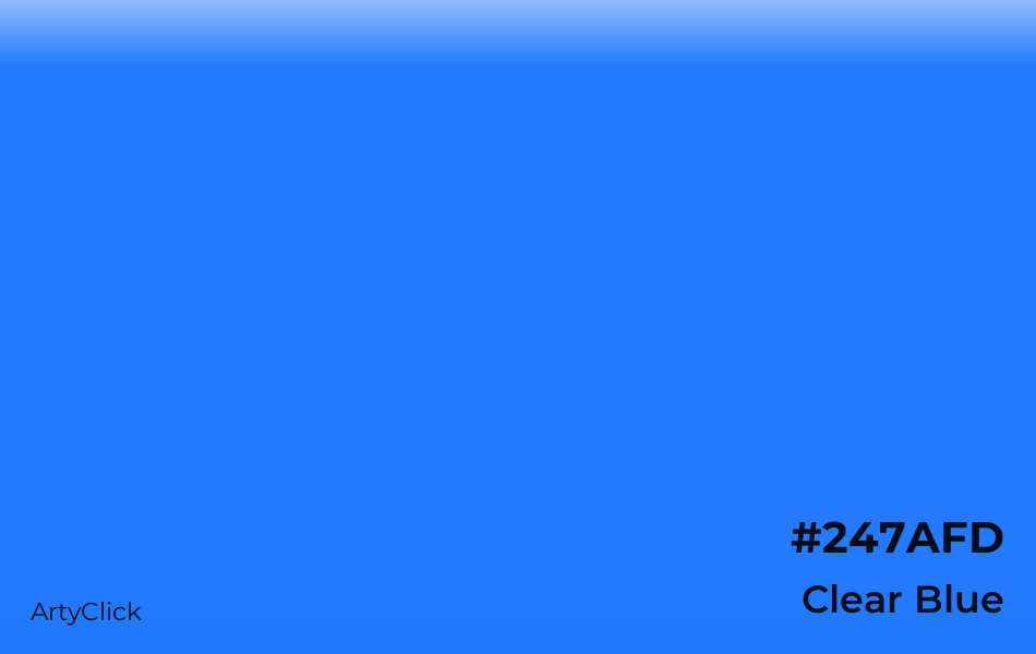 Clear Blue #247AFD