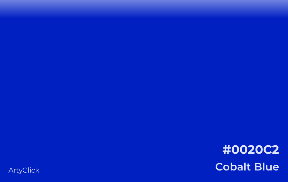 cobalt blue color swatch