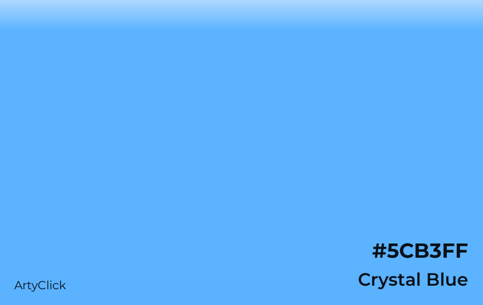 Crystal Blue #5CB3FF