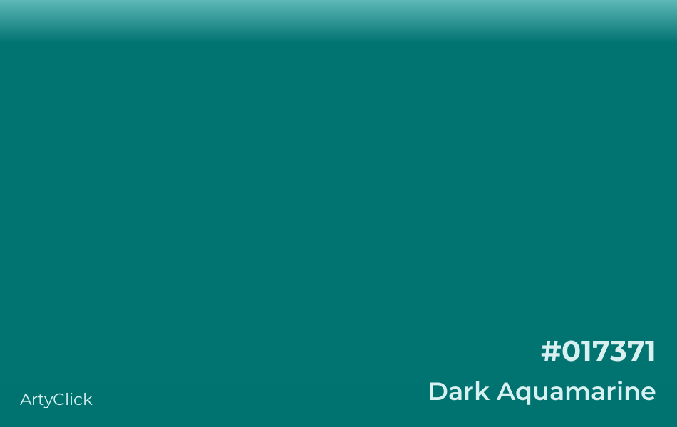Dark Aquamarine #017371