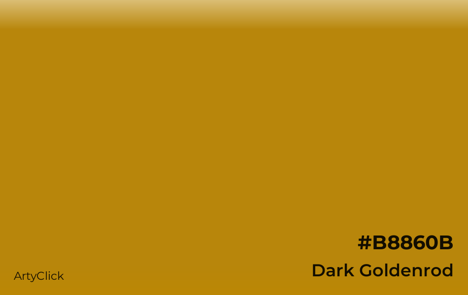 Dark Goldenrod #B8860B
