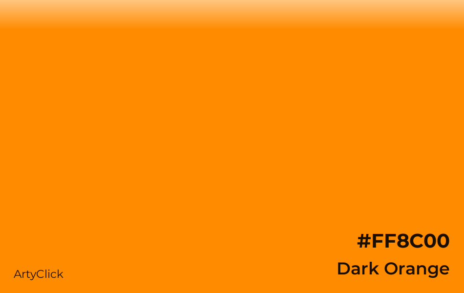 Dark Orange #FF8C00