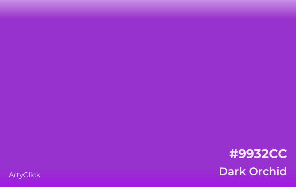 Dark Orchid #9932CC