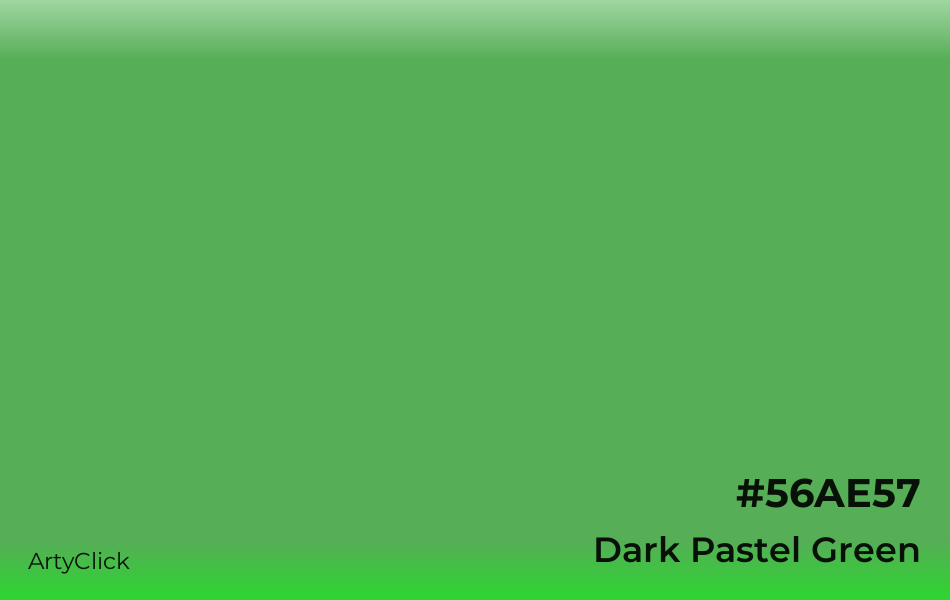 Dark Pastel Green #56AE57