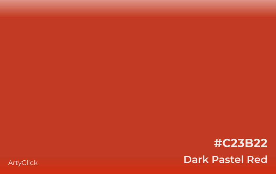Dark Pastel Red #C23B22