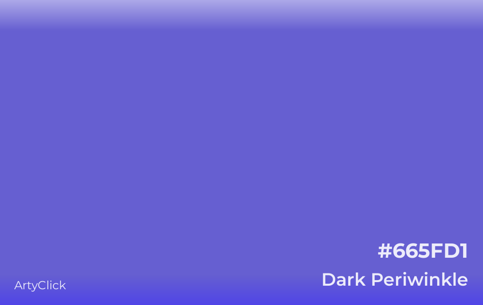 Dark Periwinkle #665FD1