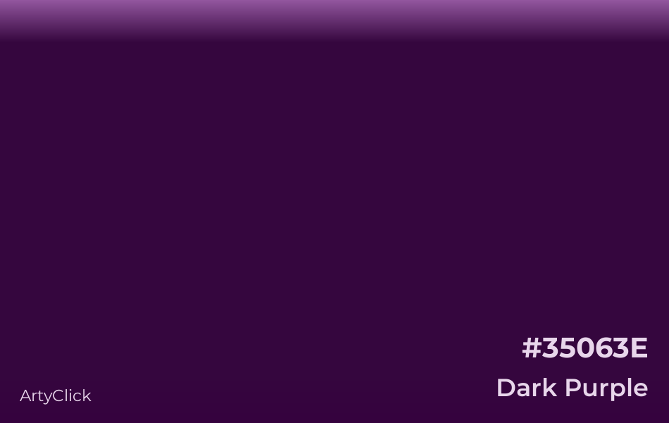 Dark Purple #35063E