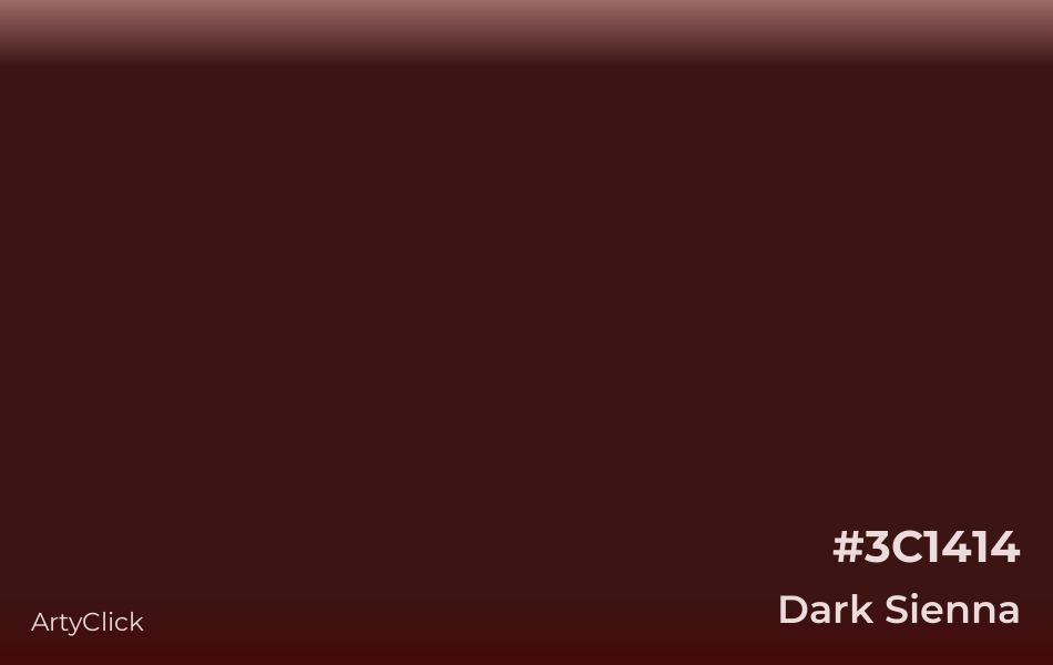 Dark Sienna #3C1414