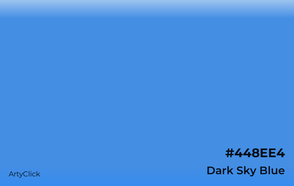 Dark Sky Blue #448EE4