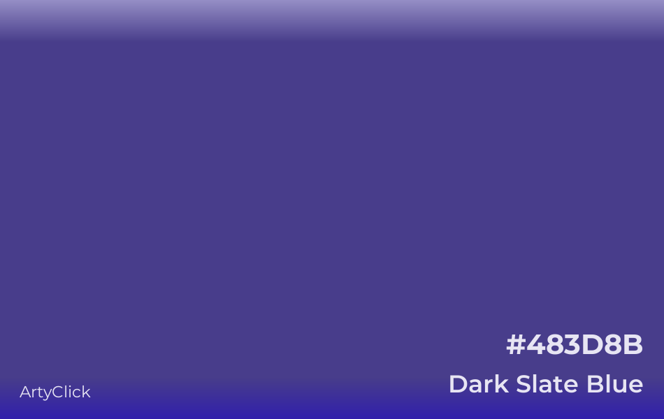 Dark Slate Blue #483D8B