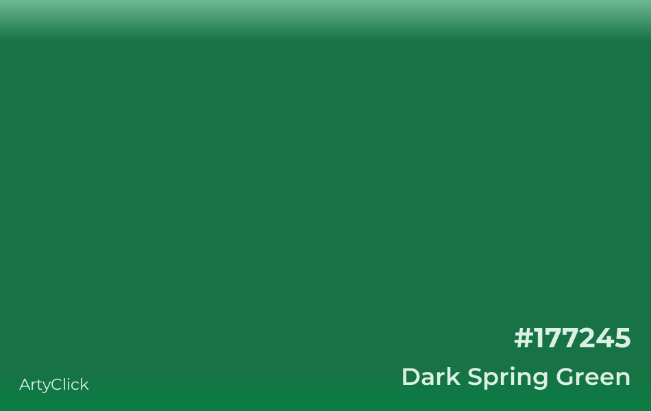 Dark Spring Green #177245