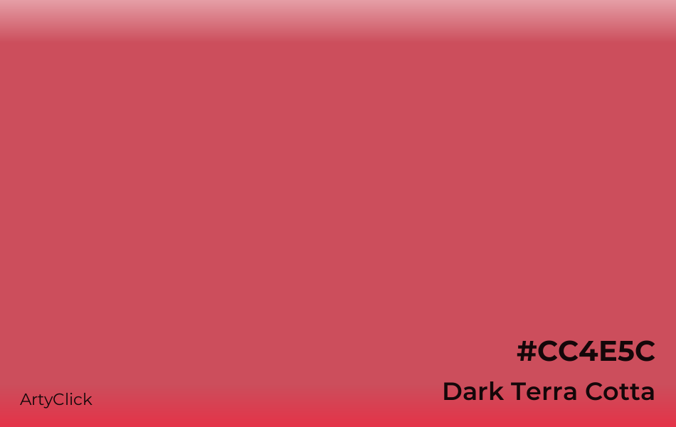 Dark Terra Cotta #CC4E5C