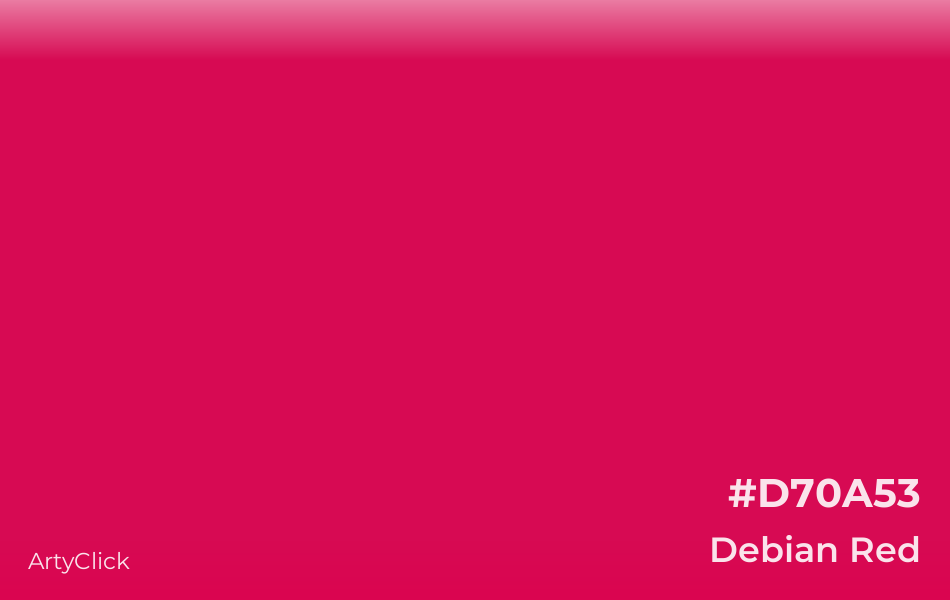 Debian Red #D70A53