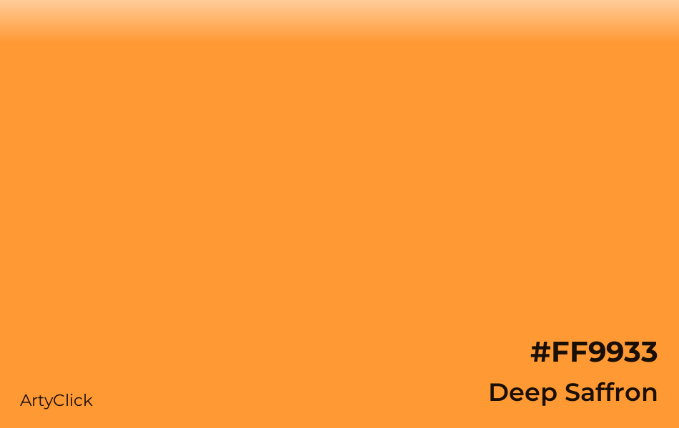 Deep Saffron #FF9933