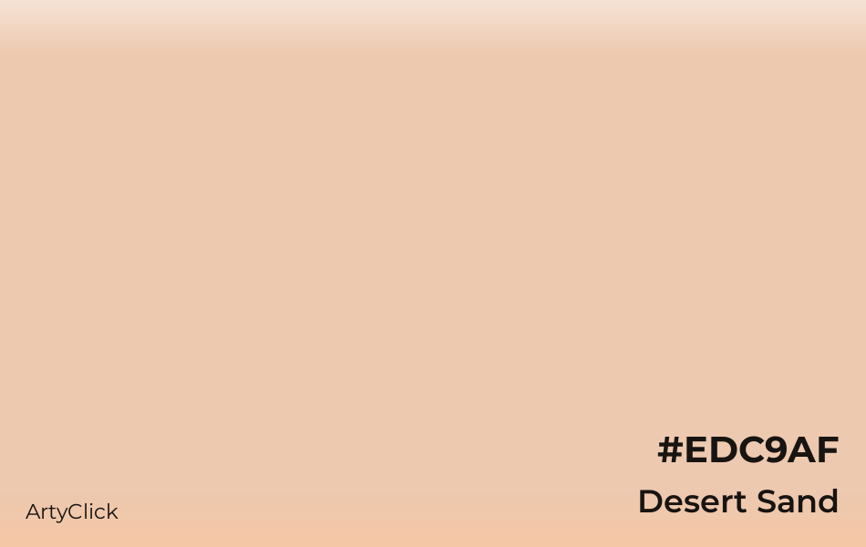 Desert Sand #EDC9AF
