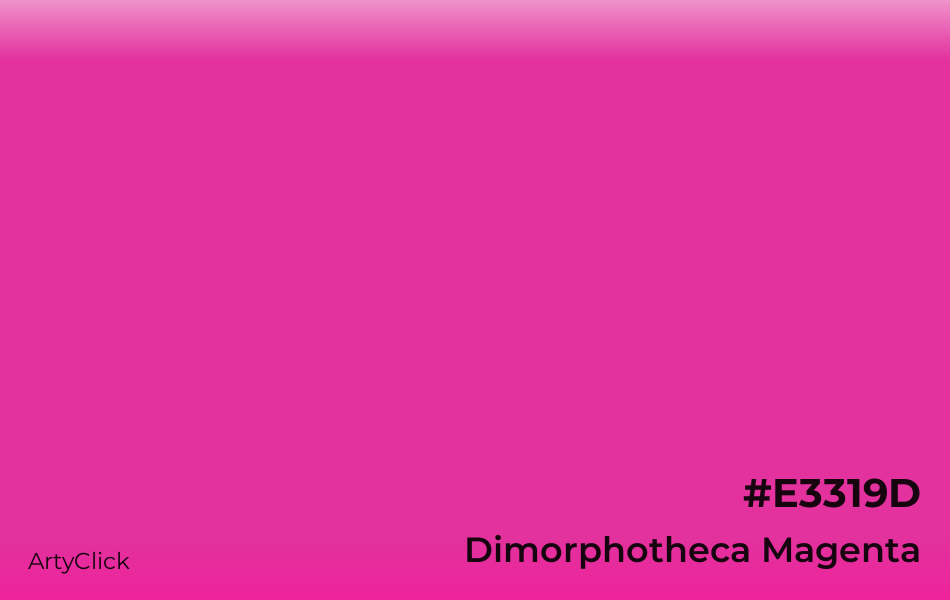 Dimorphotheca Magenta #E3319D