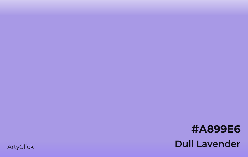 Dull Lavender #A899E6