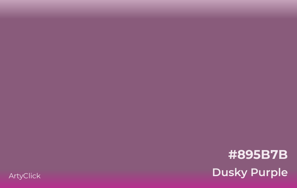 Dusky Purple #895B7B