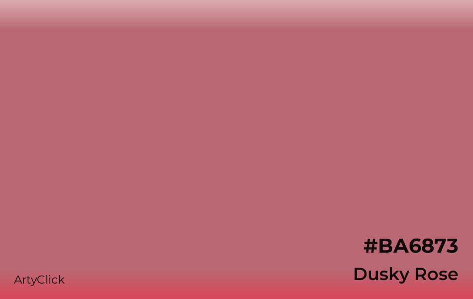 Dusky Rose #BA6873