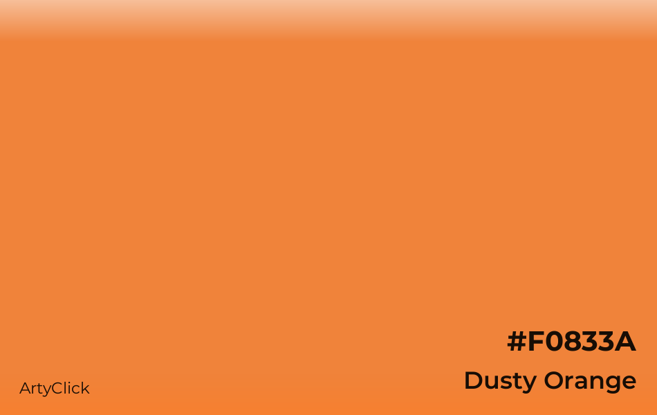 Dusty Orange #F0833A